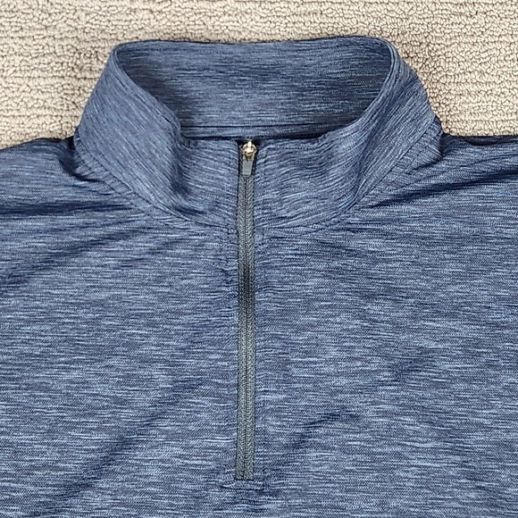 Anetik Pullover Men's Large Gray UPF 30+ 1/4 Zip Long Sleeve Golf Casual Work - Picture 2 of 8